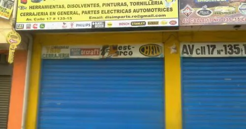 FERRETERIA Y PARTES ELECTRICAS DISIMPARTS SAS FERRETERIA Y PARTES ELECTRICAS DISIMPARTS SAS